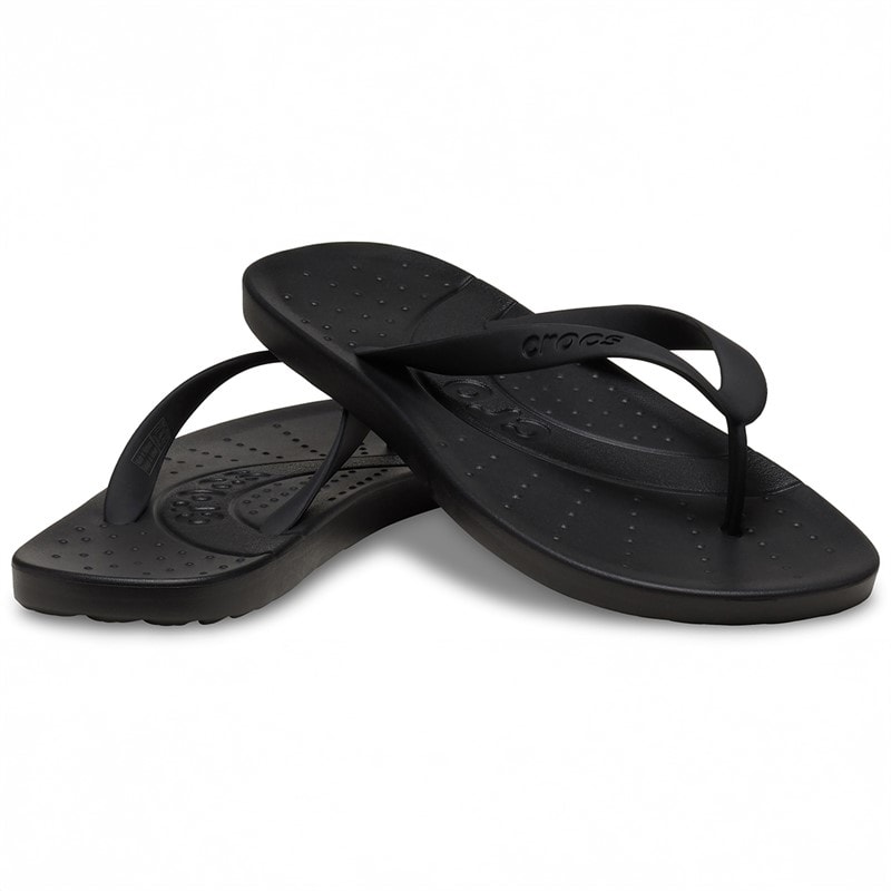 Crocs Womens Flip Flops Black