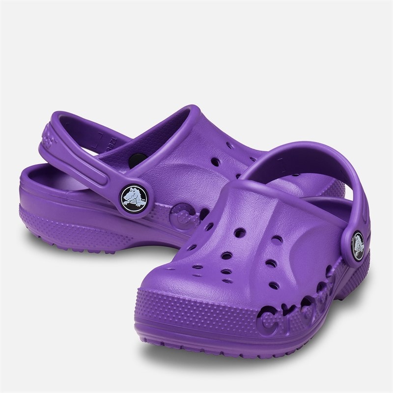 Crocs Kids Baya T Clog Neon Purple