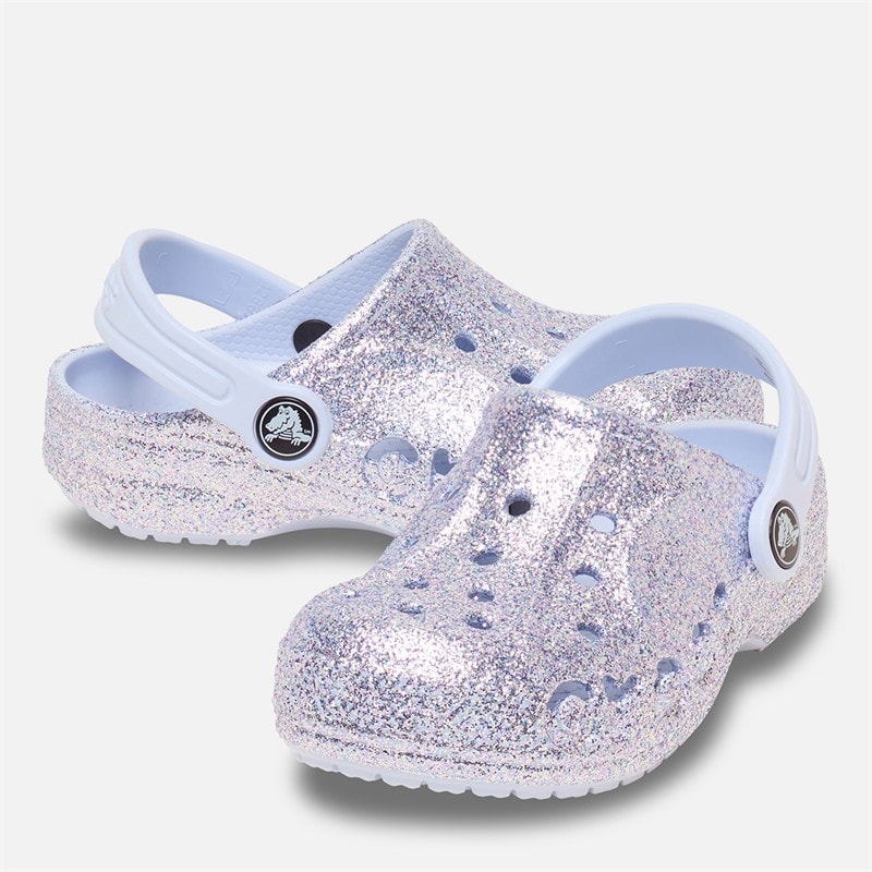 Crocs Girls Baya Glitter T Clogs Dreamscape