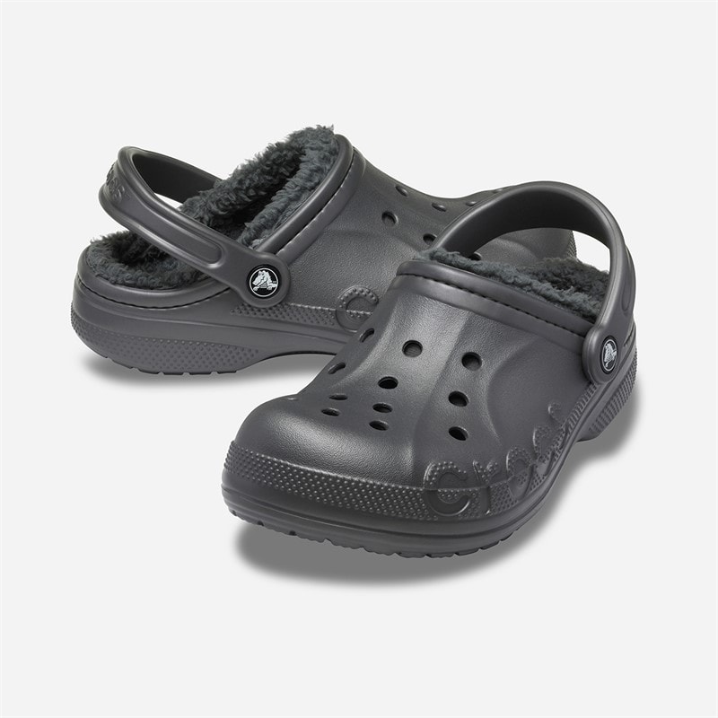 Crocs Baya Lined Clogs Graphite