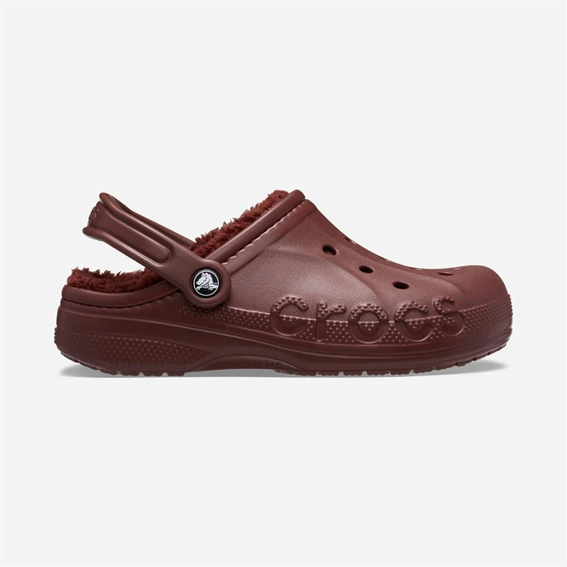Crocs Baya Lined Clogs Dark Clay