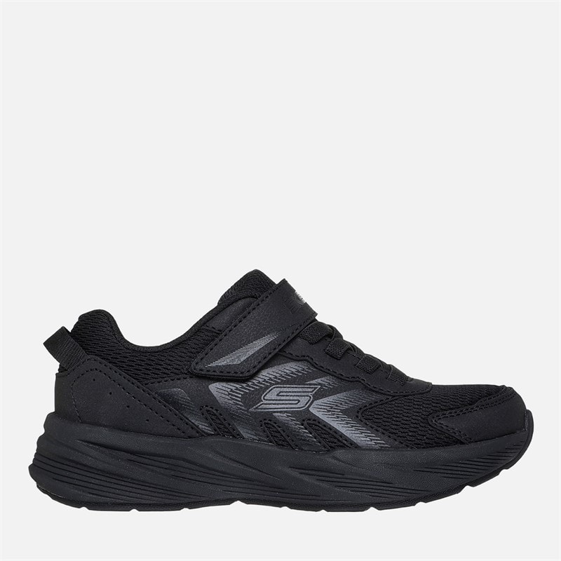 SKECHERS Boys Microspec Tread Sneakers Black