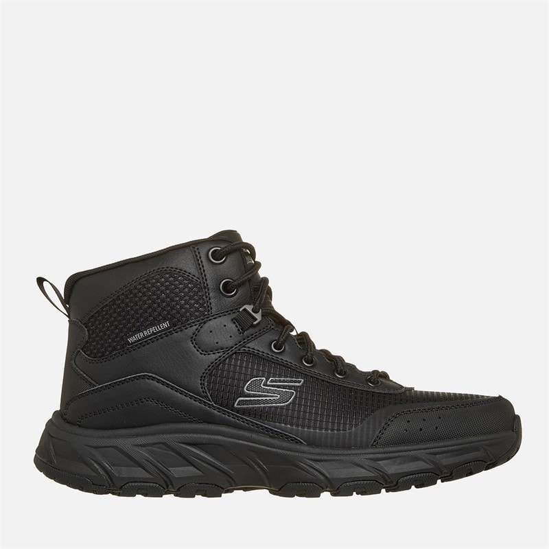 SKECHERS Mens Hillcrest 2.0 Woodrock Peak Sneakers Black
