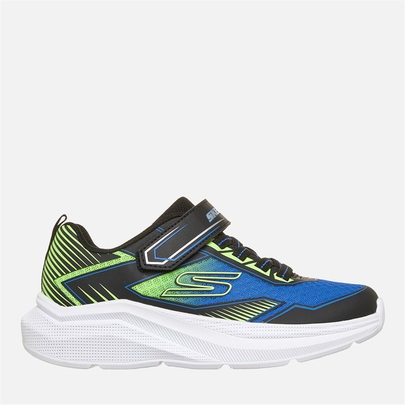 SKECHERS Boys Microspec Velocity Grid Drift Sneakers Black