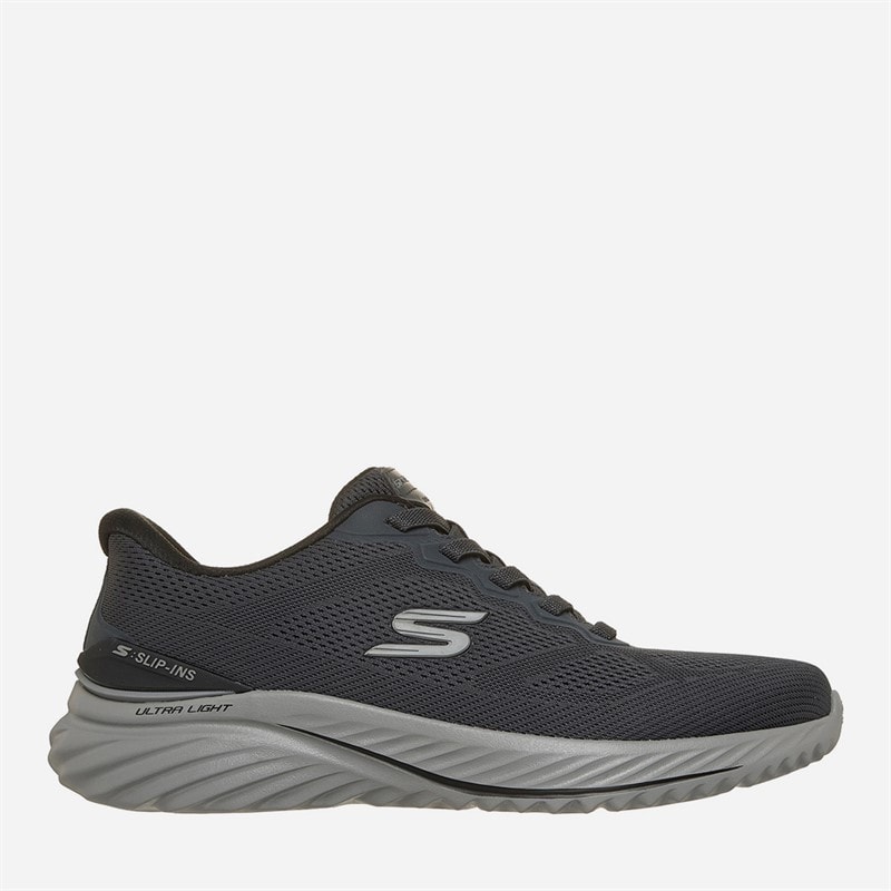 SKECHERS Mens Bounder 3.0 Reocurrence Slip-Ins Sneakers Black