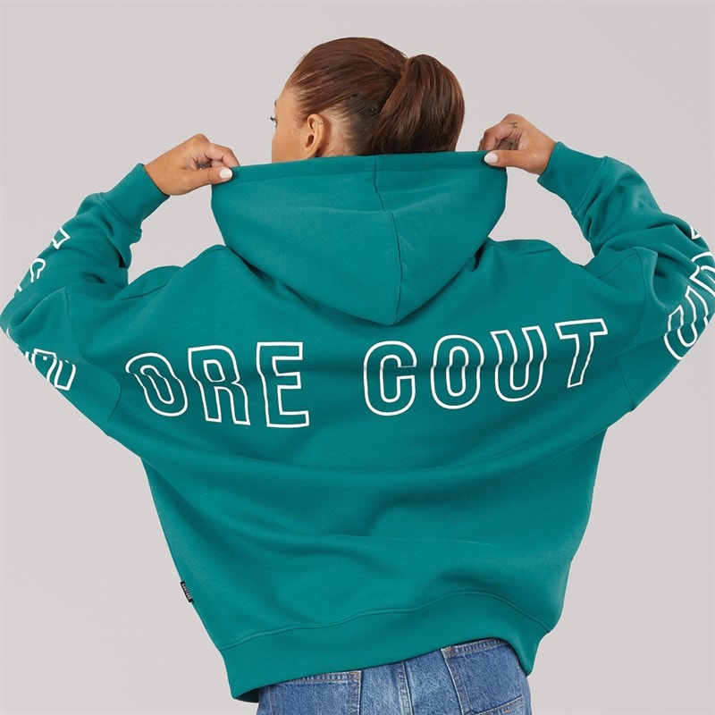 L'amore Couture Womens Norwalk Hoodie Teal
