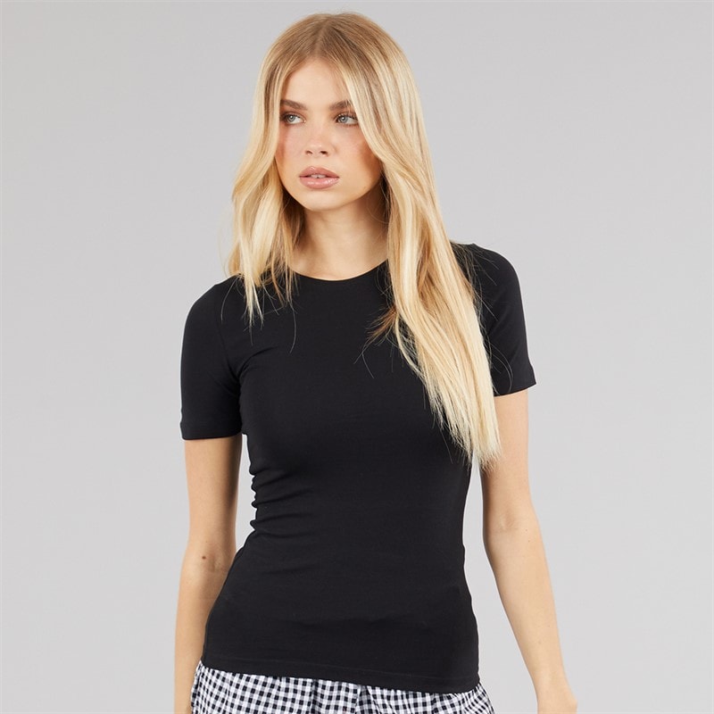 Vero Moda Womens Lulu T-Shirt Black