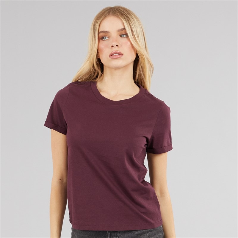 Vero Moda Womens Paula T-Shirt Wine Tasting