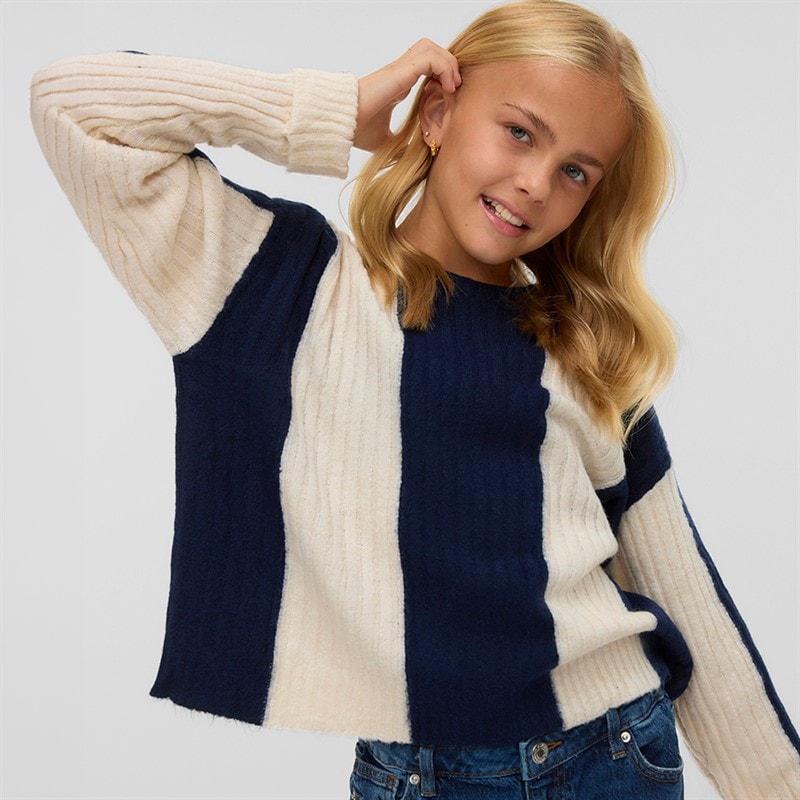 Vero Moda Girls Jojo Jumper Navy Blazer