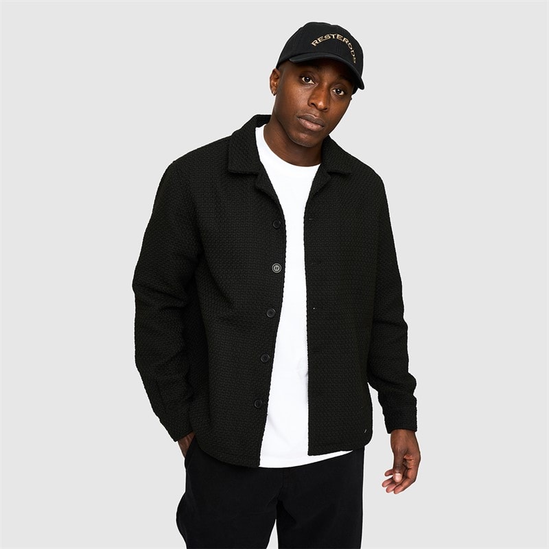 Resteröds Mens Leo Overshirt Black