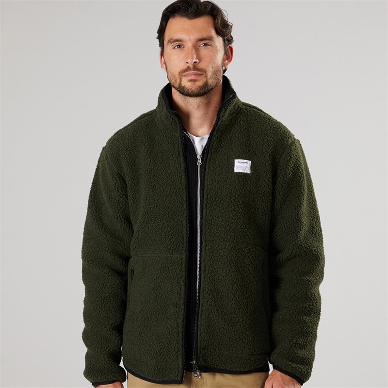 Resteröds Mens Fleece Jacket Green