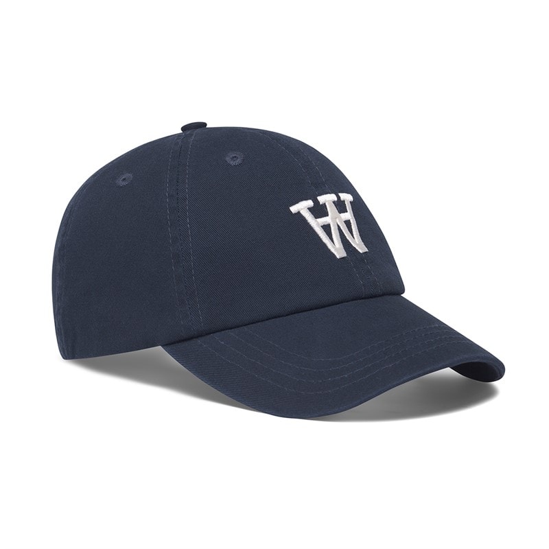 Wood Wood Mens Eli Embroidered Cap Navy