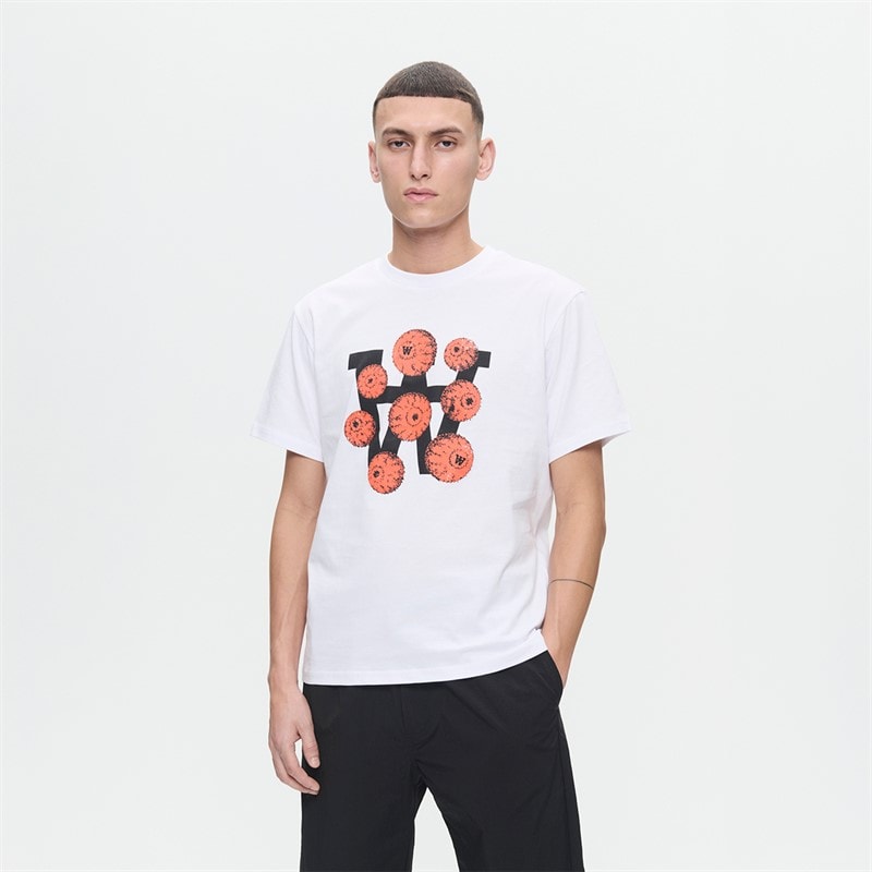 Wood Wood Mens Ace Eyes T-Shirt White
