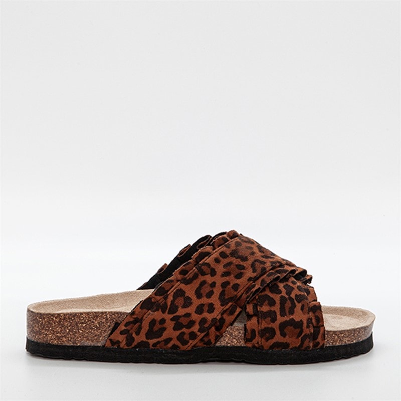 Duffy Womens Florens Uno Sandals Brown/Multi