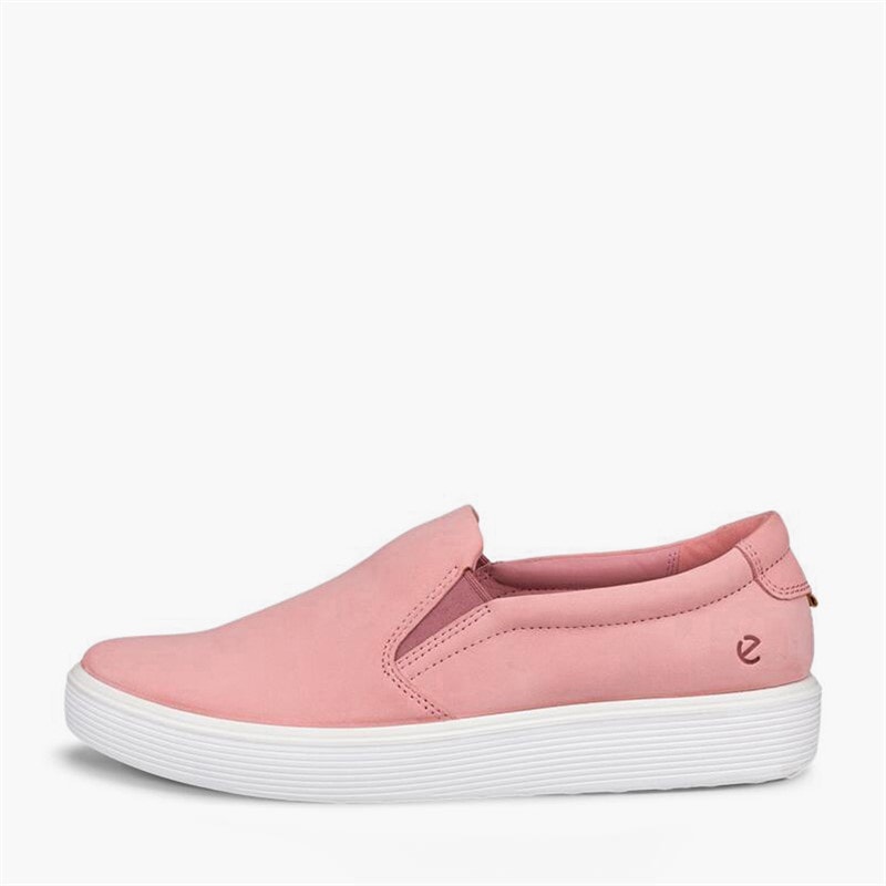 ECCO Womens Soft 60 Slip On Trainers Old Rose