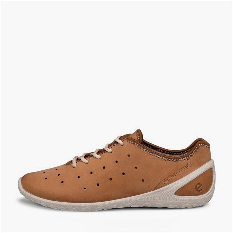ECCO Womens Biom Everyday Lace Up Trainers Cashmere