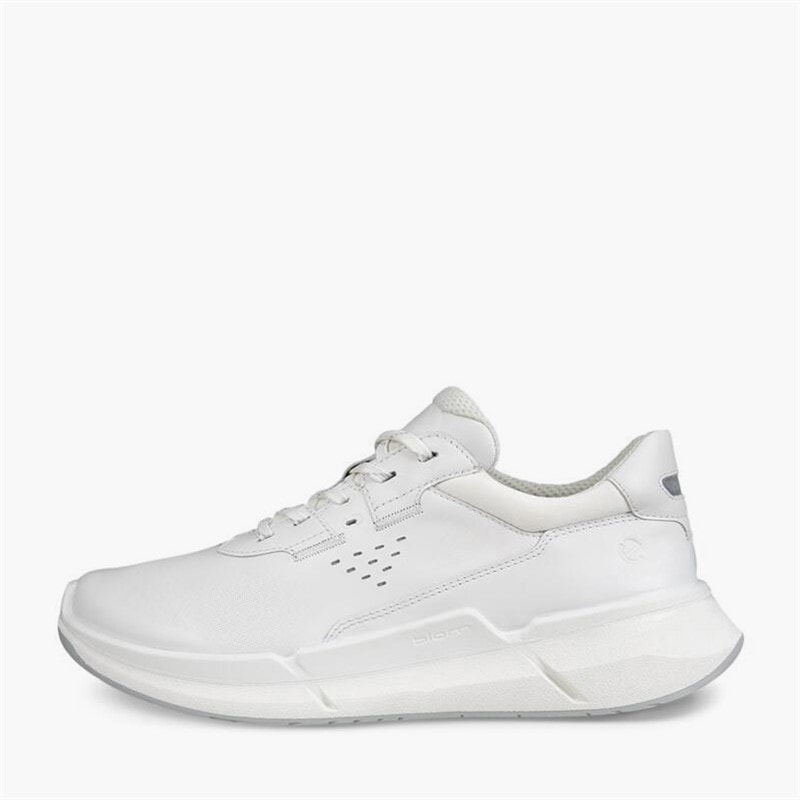 ECCO Womens Biom 2.2 Leather Trainers White