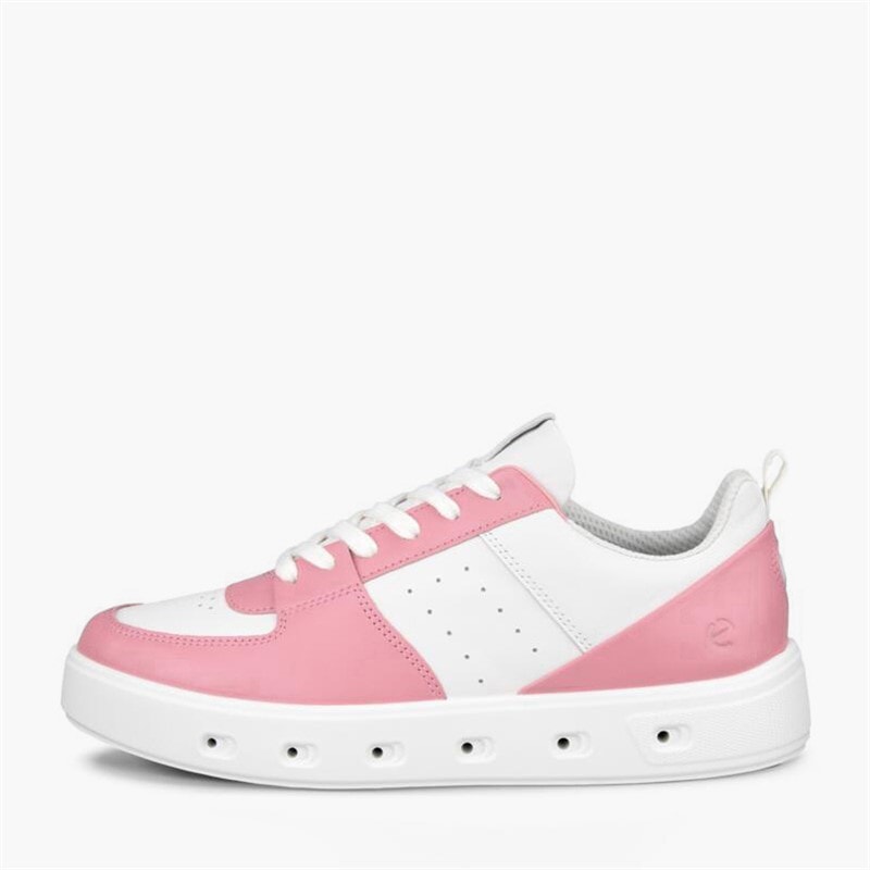 ECCO Womens Street 720 Gore-Tex Trainers Old Rose/White