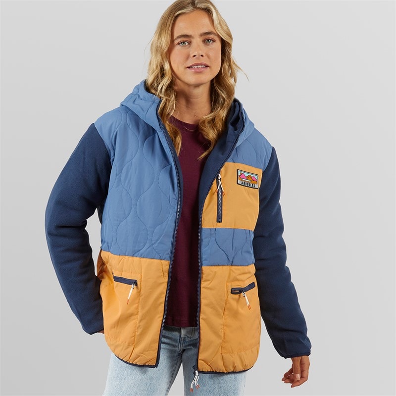 Lagooners Womens Peak Mid Length Jacket Navy