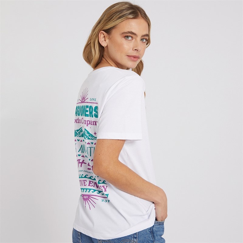 Lagooners Womens Wilderness T-Shirt White