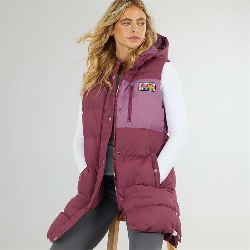 Lagooners Womens Explorer Gilet Burgundy