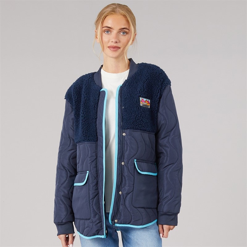 Lagooners Womens Chatsworth Bomber Jacket Navy