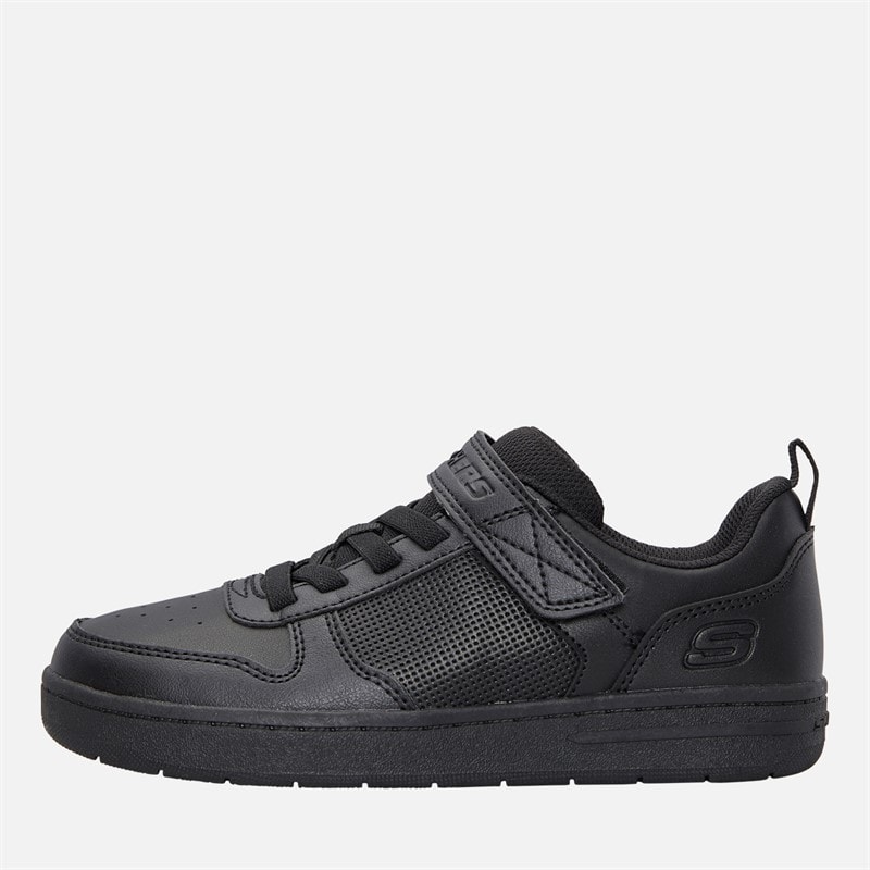 SKECHERS Boys Smooth Street Trainers Black