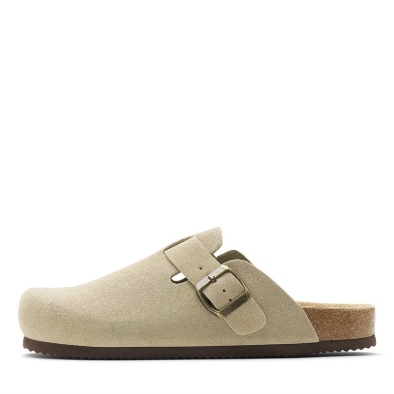 CPH Comfort Womens Bio Suede Clogs Sand