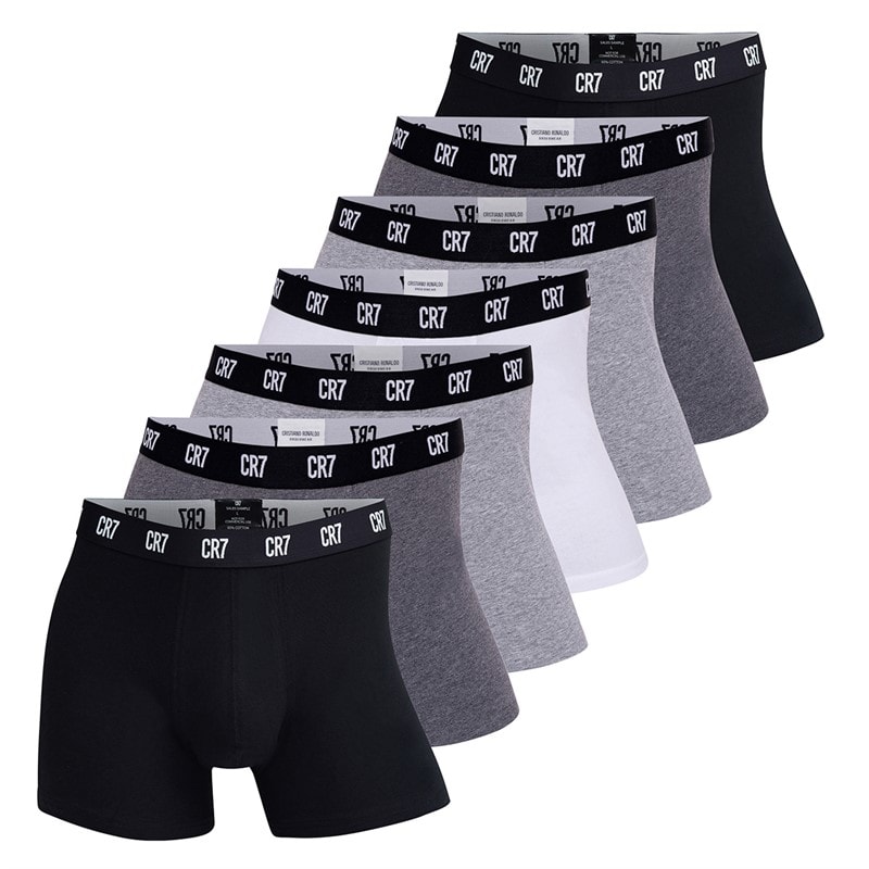 CR7 Mens Seven Pack Boxers Multicolour
