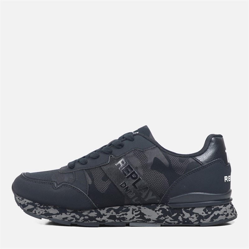 Replay Mens Arthur Trainers Black